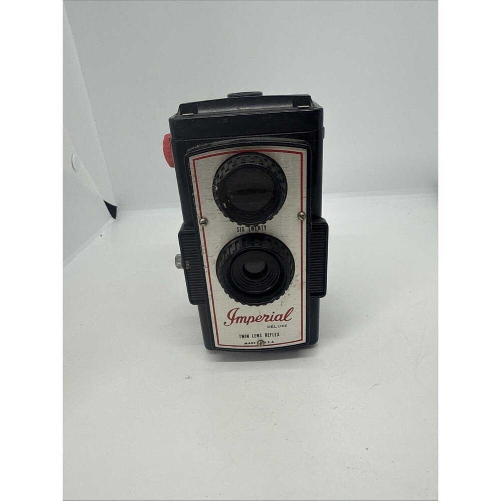 Vintage Imperial Deluxe Twin Lens Reflex Camera Made In USA Not Tested